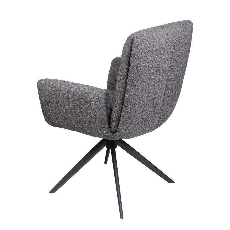 Stol OSAKA (črna, 63,5x65x91)