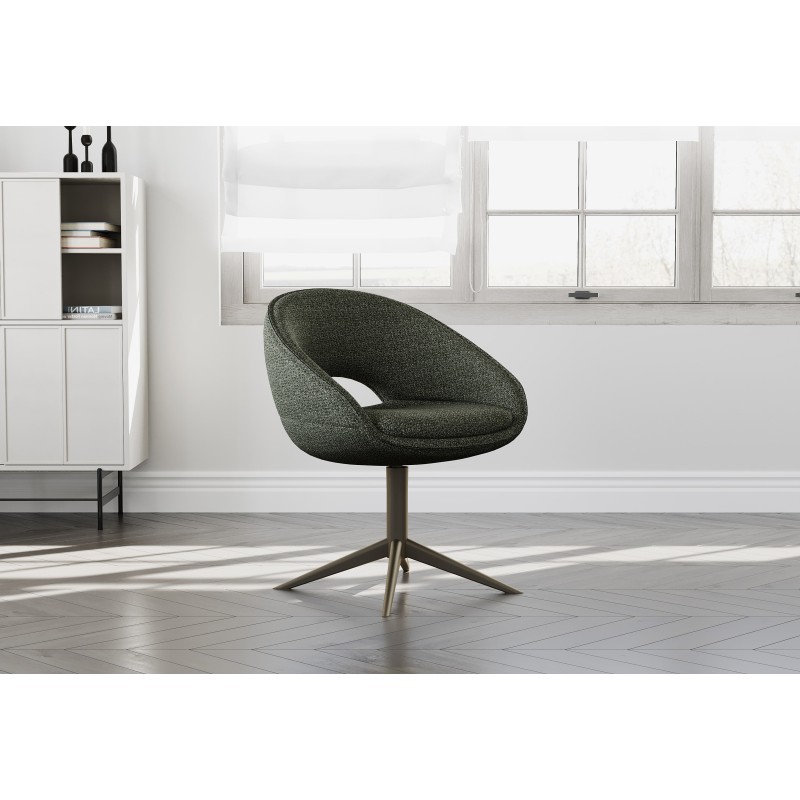 Stol BORNEO (zelena, 67x61x82)