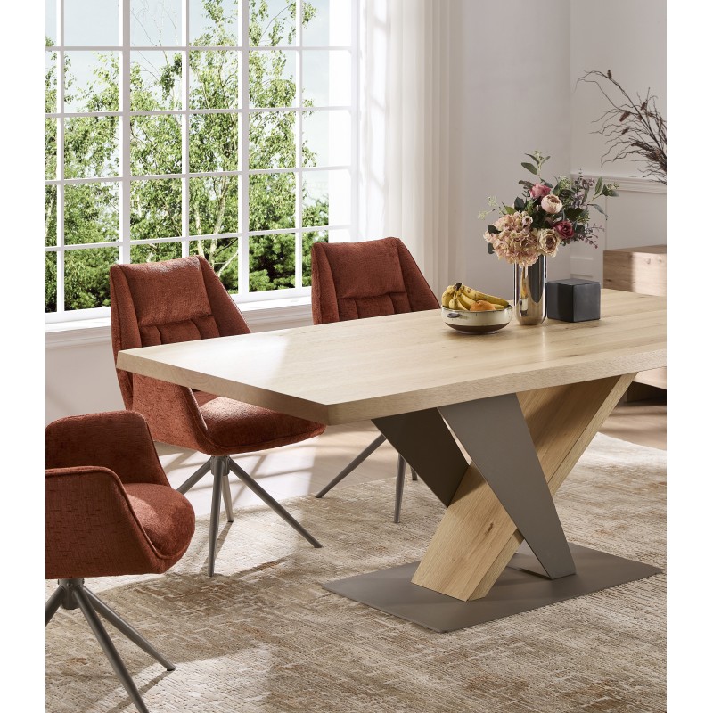 Miza TARVO (rjava, 200x100)