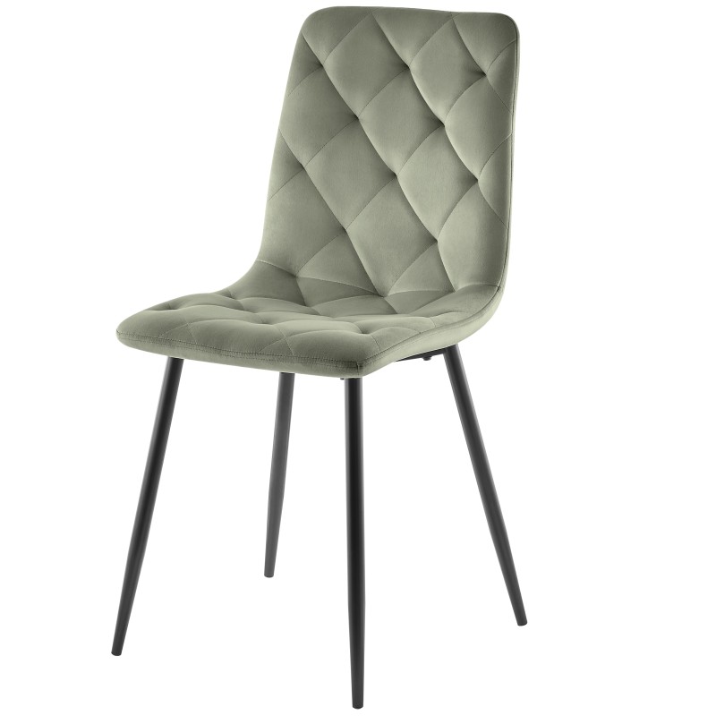 Stol LARRY (zelena, 43x54x90)