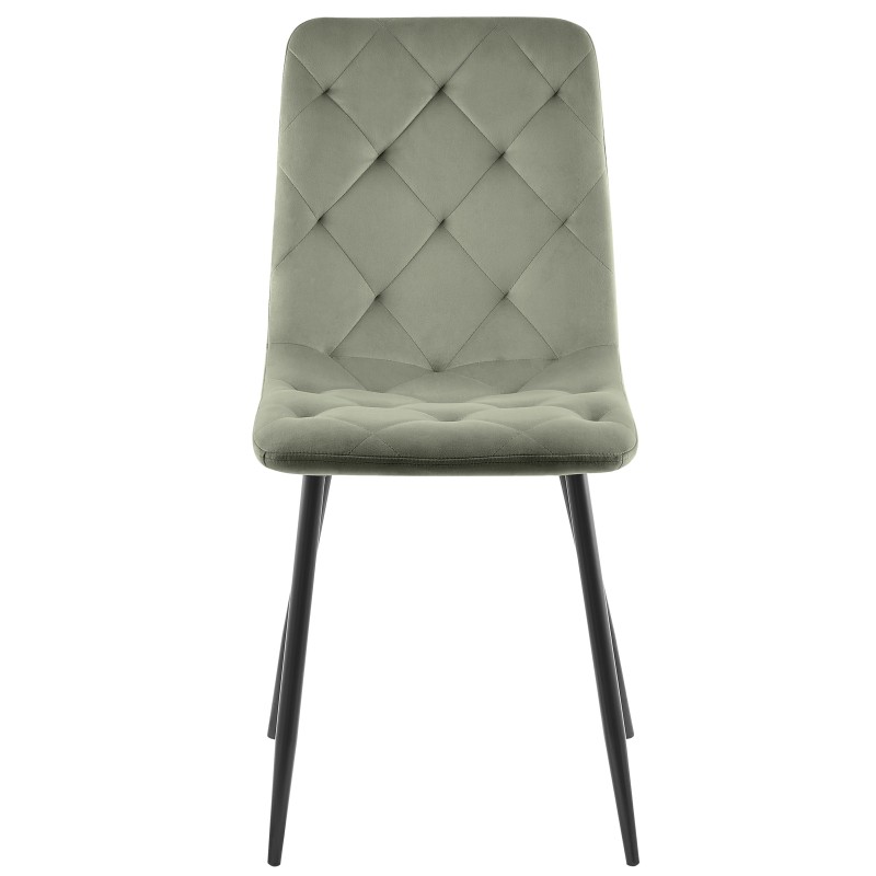 Stol LARRY (zelena, 43x54x90)