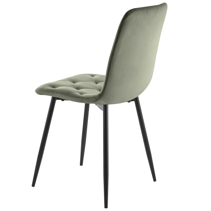 Stol LARRY (zelena, 43x54x90)