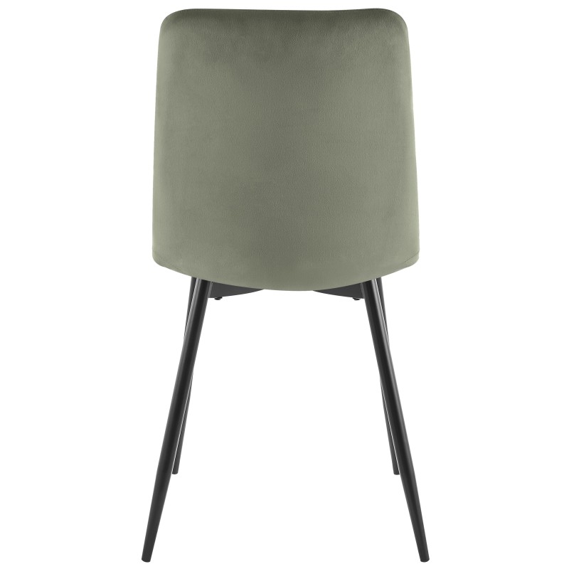 Stol LARRY (zelena, 43x54x90)