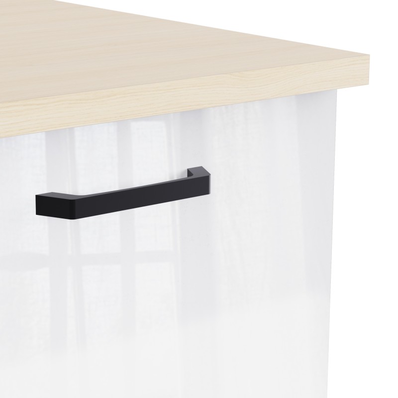 Kuhinjski element BIANCO 5 486966 (svetleč, bela + bela visok sijaj, 80x60x90)