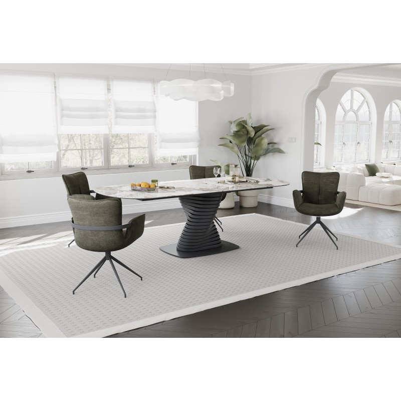 Miza SANAS (rjava, 240x100x4)