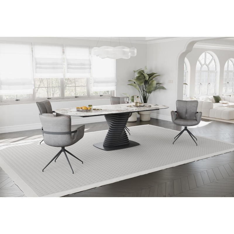 Miza SANAS (rjava, 240x100x4)