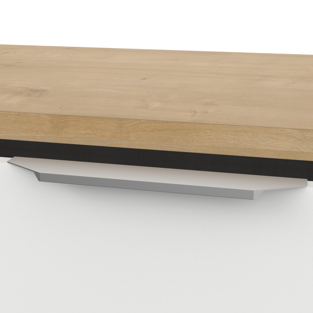 Komoda ACCESS 347761 (bela + rjava, 161x 39,5x85,5) Komoda ACCESS 347761 (bela + rjava, 161x 39,5x85,5)