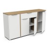 Komoda ACCESS 347761 (bela + rjava, 161x 39,5x85,5) Komoda ACCESS 347761 (bela + rjava, 161x 39,5x85,5)