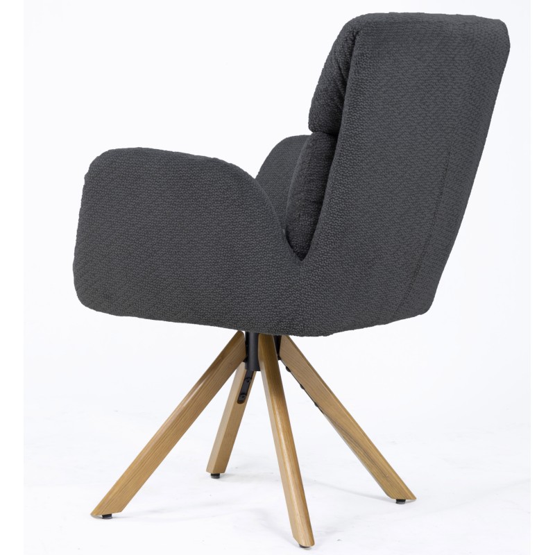 Stol AMADI (črna, 63x69x93) Stol AMADI (črna, 63x69x93)
