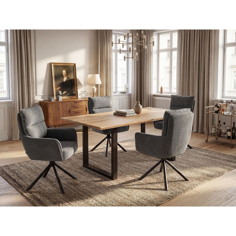 Stol SVELA (antracit, 60x66x96)