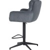 Barski stol SVELABAR (antracit, 54x59x102-122)