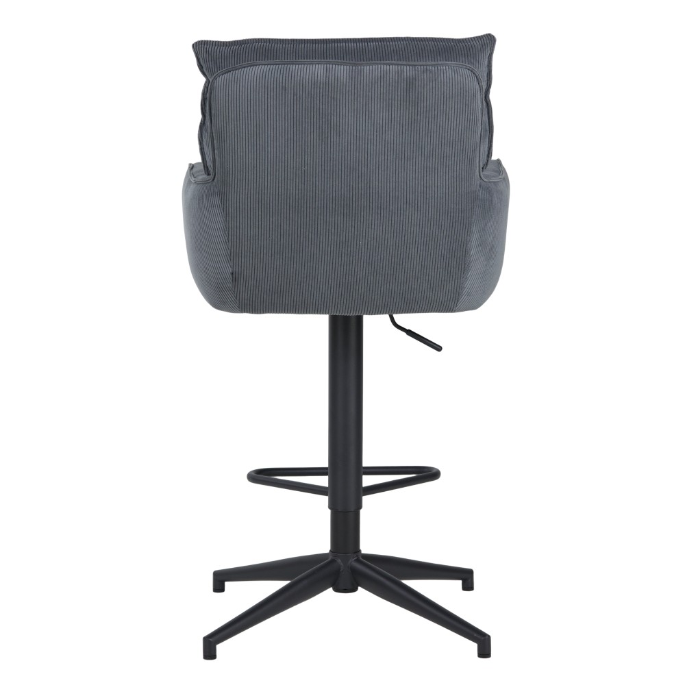 Barski stol SVELABAR (antracit, 54x59x102-122)