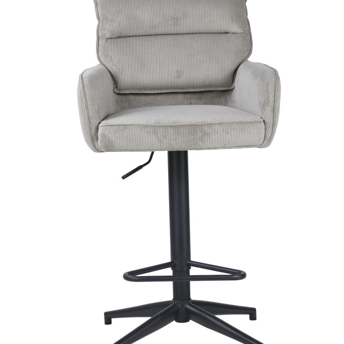 Barski stol SVELABAR (taupe, 54x59x102-122)
