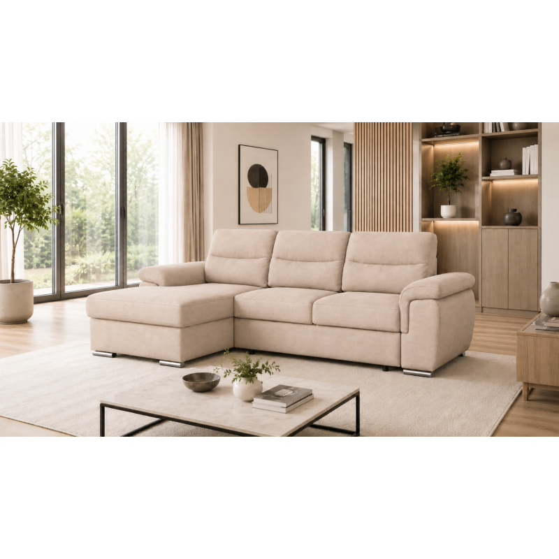 Sedežna garnitura AVORA (bež, Leva, 260x158x94) Sedežna garnitura AVORA (bež, Leva, 260x158x94)