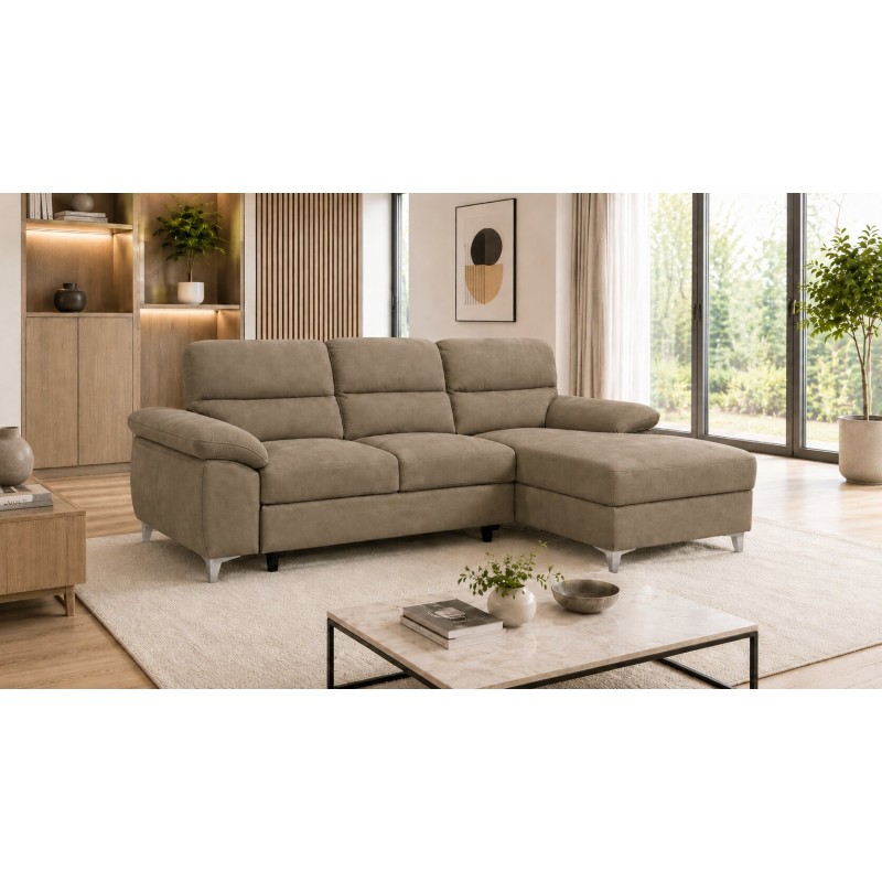Sedežna garnitura LUNIS (rjava, Desna, 236x155x94) Sedežna garnitura LUNIS (rjava, Desna, 236x155x94)
