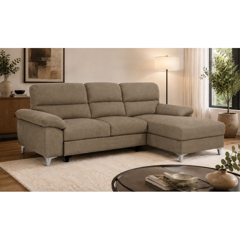 Sedežna garnitura LUNIS (rjava, Desna, 236x155x94) Sedežna garnitura LUNIS (rjava, Desna, 236x155x94)