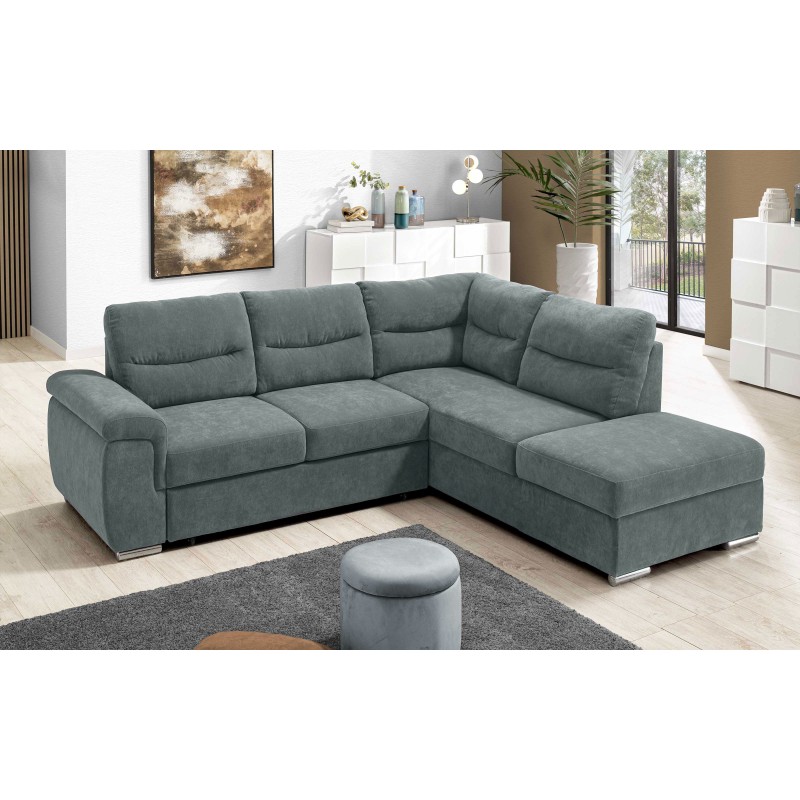 Sedežna garnitura AVORA BIG (siva, Desna, 249x217x94)