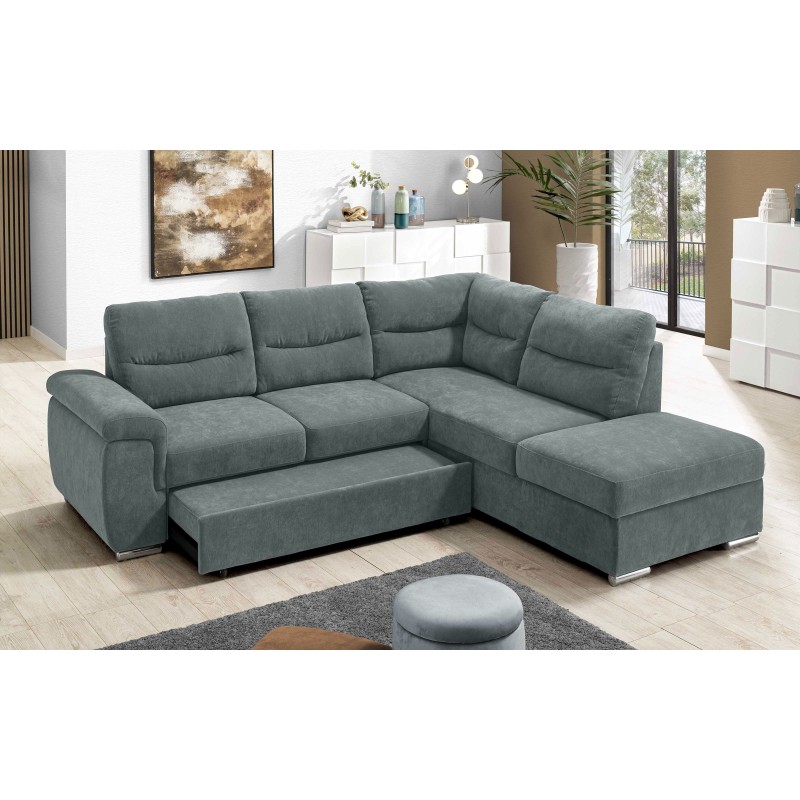 Sedežna garnitura AVORA BIG (siva, Desna, 249x217x94)