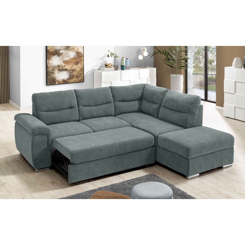 Sedežna garnitura AVORA BIG (siva, Desna, 249x217x94)
