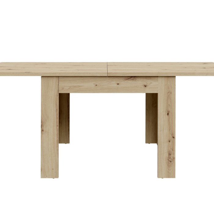 Raztegljiva miza LOTUS (hrast, 95/190x95x77)