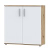komoda IKOLI 222 (hrast + bela, 80x31,5x82) komoda IKOLI 222 (hrast + bela, 80x31,5x82)