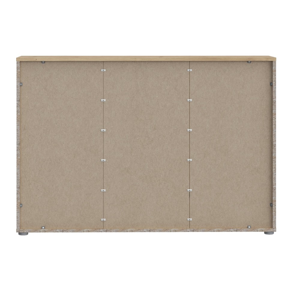 Komoda IKOLI 231 (hrast + bela, 119,5x31,5x81,5) Komoda IKOLI 231 (hrast + bela, 119,5x31,5x81,5)