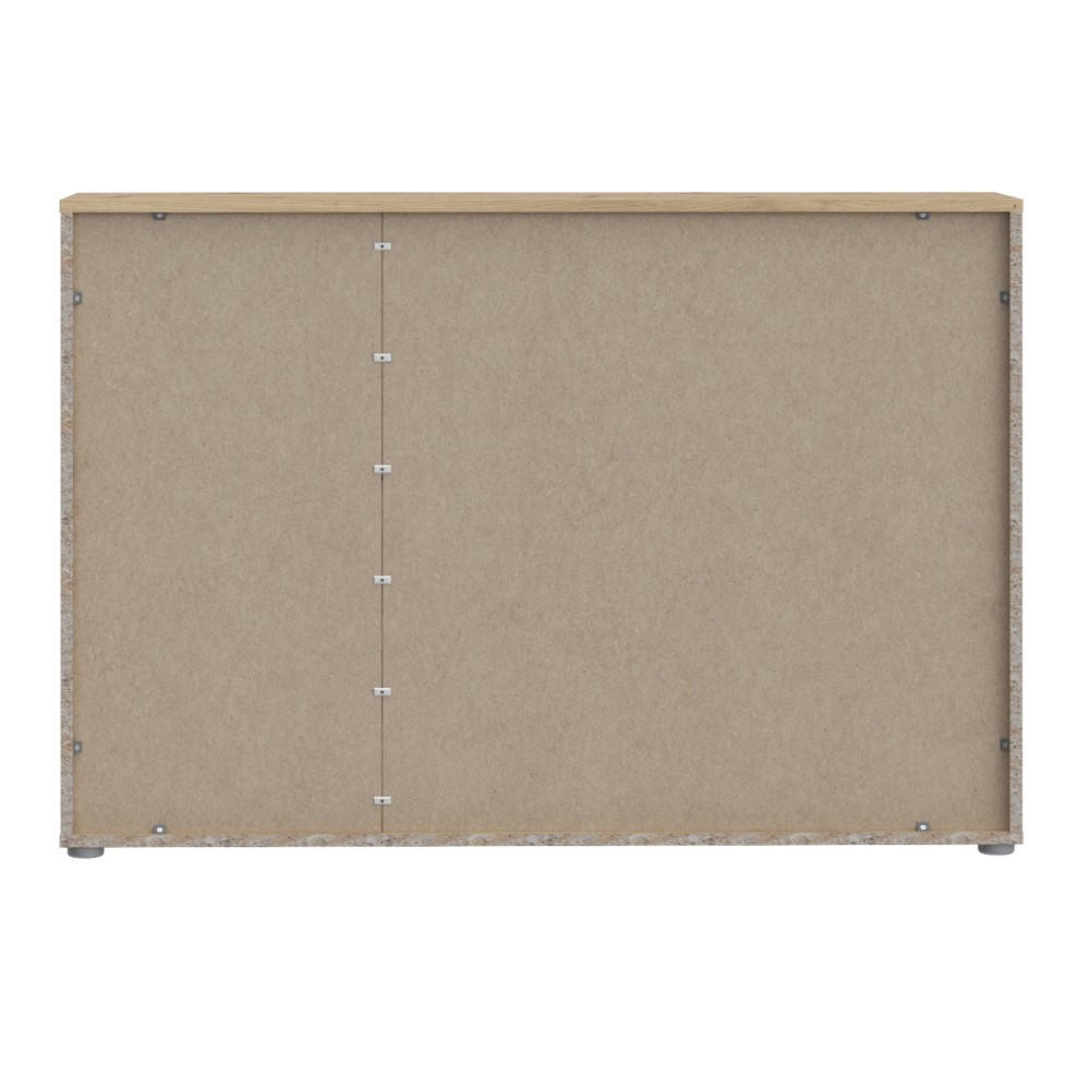 Komoda IKOLI 232 (hrast + bela, 120x31,5x82) Komoda IKOLI 232 (hrast + bela, 120x31,5x82)