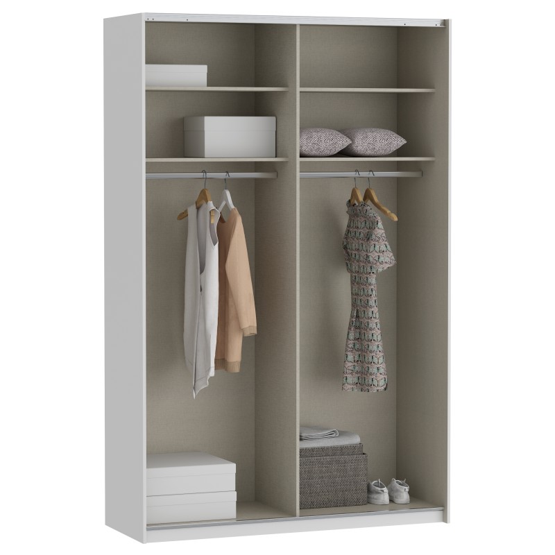 Garderobna omara FITTIO 150 (bela, 150x61x235) Garderobna omara FITTIO 150 (bela, 150x61x235)