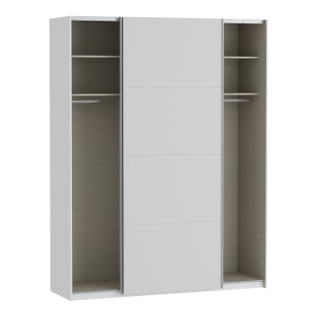 Garderobna omara FITTIO 180 (bela, 180x61x235) Garderobna omara FITTIO 180 (bela, 180x61x235)