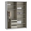 Garderobna omara FITTIO 180 (bela, 180x61x235) Garderobna omara FITTIO 180 (bela, 180x61x235)