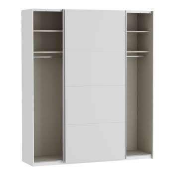 Garderobna omara FITTIO 200 (bela, 200x61x235) Garderobna omara FITTIO 200 (bela, 200x61x235)