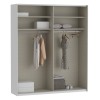 Garderobna omara FITTIO 200 (bela, 200x61x235) Garderobna omara FITTIO 200 (bela, 200x61x235)