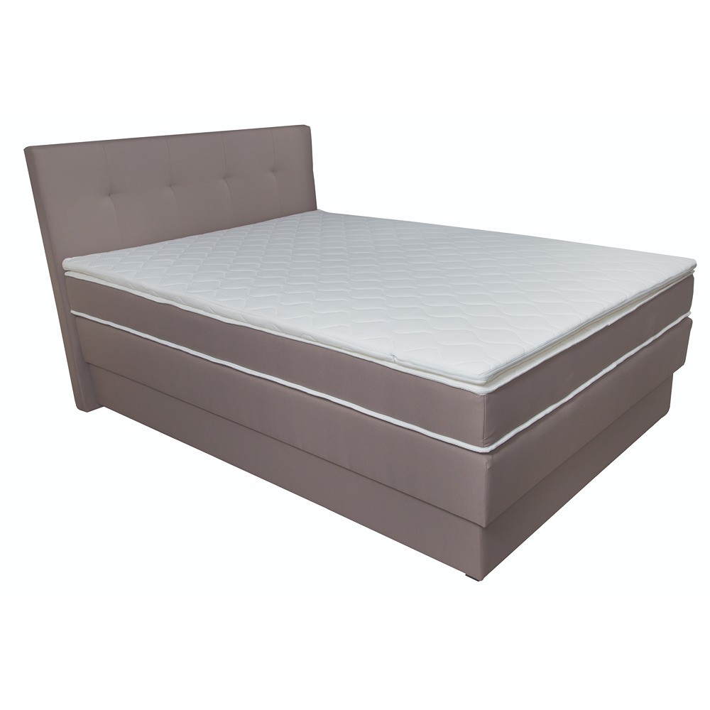 Box spring postelja MERLIN POCKET (125x208x121, siva - Cosmic new 106) Box spring postelja MERLIN POCKET (125x208x121, siva - Cosmic new 106)
