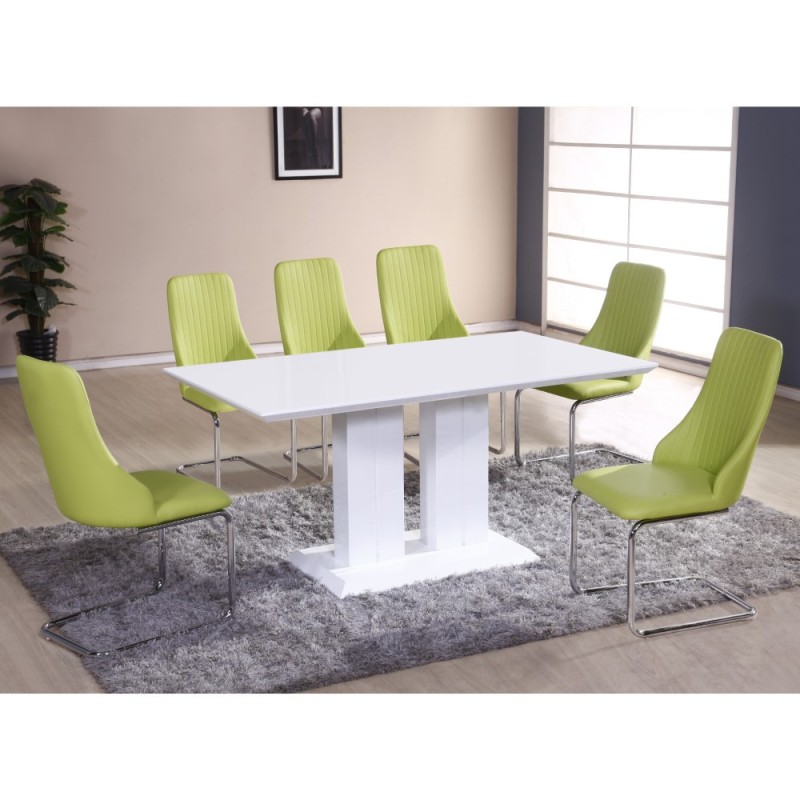 Miza JAZZIE III (bela, 160x90x76) Miza JAZZIE III (bela, 160x90x76)