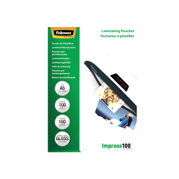 Fellowes žepki za plastificiranje A5, 100 mic, 100 kosov
