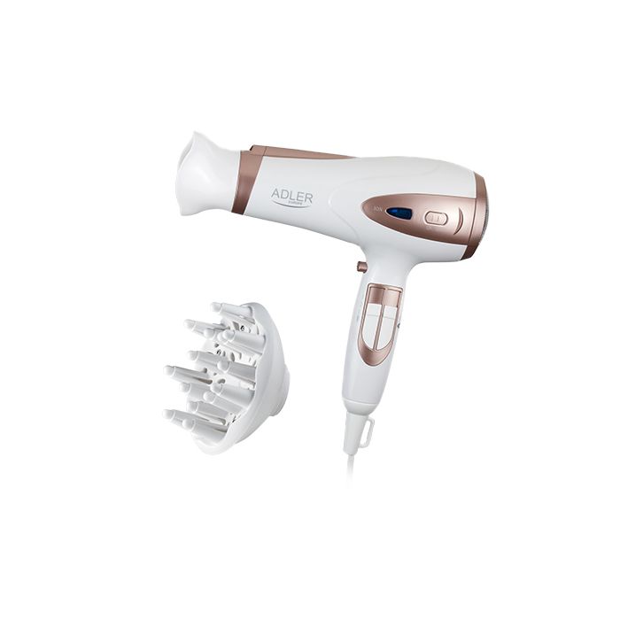 Adler ionski sušilec za lase 2200W AD 2248 bel Adler ionski sušilec za lase 2200W AD 2248 bel