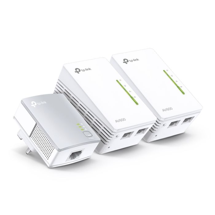 TP-LINK TL-WPA4220 TKIT Powerline 600 Wi-Fi 3-pack kit TP-LINK TL-WPA4220 TKIT Powerline 600 Wi-Fi 3-pack kit