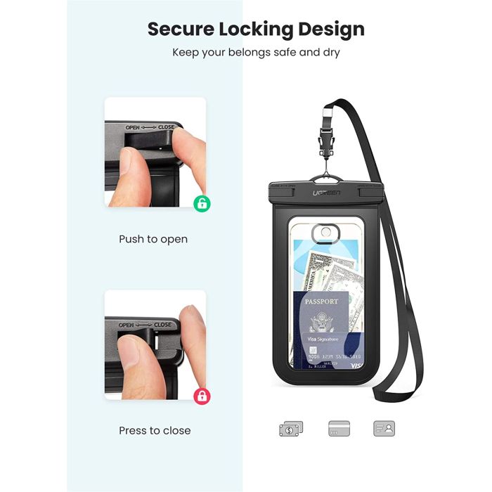 Ugreen vodoodporen ovitek za mobilne telefone do velikosti 6,5 - polybag Ugreen vodoodporen ovitek za mobilne telefone do velikosti 6,5 - polybag