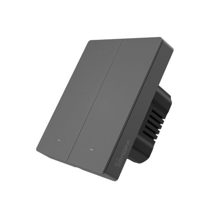 SONOFF pametno stensko stikalo Wi-Fi M5-2C-80, dvojno SONOFF pametno stensko stikalo Wi-Fi M5-2C-80, dvojno