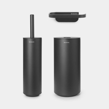 Brabantia MINDSET tri delni kopalniški set mineral siva Brabantia MINDSET tri delni kopalniški set mineral siva