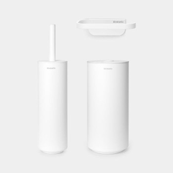 Brabantia MINDSET tri delni kopalniški set bel Brabantia MINDSET tri delni kopalniški set bel