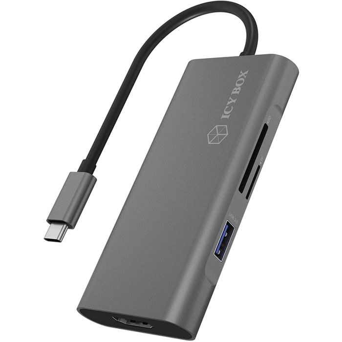 Icybox IB-ADK4026-CPD USB-C priklopna postaja s Power Delivery 100W Icybox IB-ADK4026-CPD USB-C priklopna postaja s Power Delivery 100W