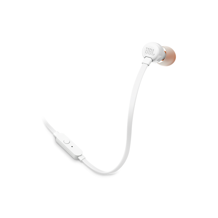JBL Tune 110 In-ear slušalke z mikrofonom, bele JBL Tune 110 In-ear slušalke z mikrofonom, bele