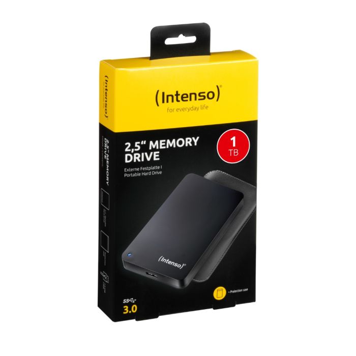 Intenso zunanji disk 2TB 2,5 Memory Drive USB 3.0 Črn + etui Intenso zunanji disk 2TB 2,5 Memory Drive USB 3.0 Črn + etui