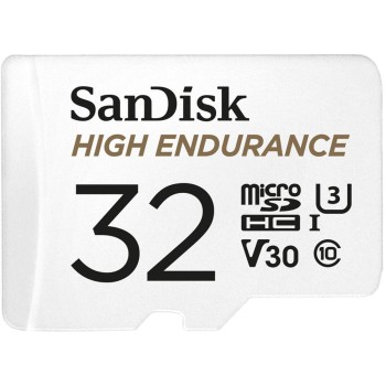 SanDisk High Endurance video microSDHC 32GB + SD Adapter Full HD / 4K video, do 100/40 MB/s C10, U3,