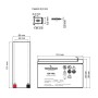 Tecnoware baterija/akumulator 12V 9Ah Tecnoware baterija/akumulator 12V 9Ah