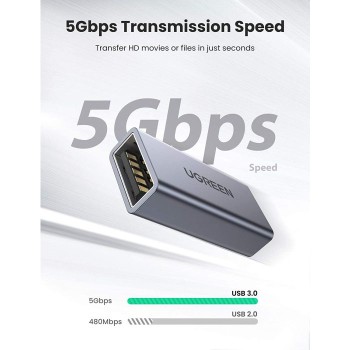 Ugreen USB-A na USB-A adapter, 1kos - polybag