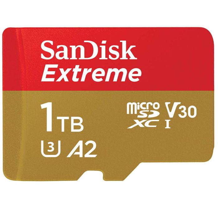 SanDisk Extreme microSDXC 1TB + SD Adapter do 190MB/s & 130MB/s A2 C10 V30 UHS-I U3 SanDisk Extreme microSDXC 1TB + SD Adapter do 190MB/s & 130MB/s A2 C10 V30 UHS-I U3
