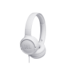 JBL Tune 500 naglavne slušalke z mikrofonom, bele JBL Tune 500 naglavne slušalke z mikrofonom, bele