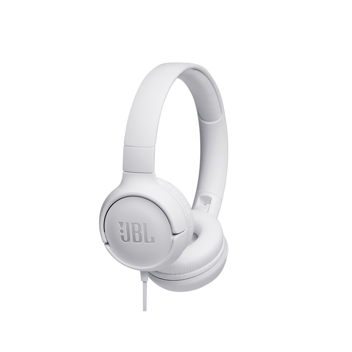 JBL Tune 500 naglavne slušalke z mikrofonom, bele JBL Tune 500 naglavne slušalke z mikrofonom, bele